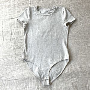 Gap Heather Grey Bodysuit Size Small